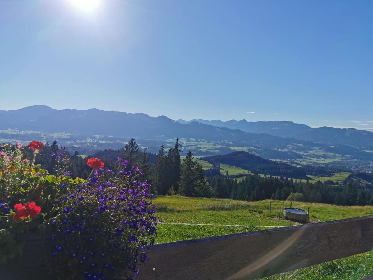 Ferienwohnung Wiesenblick Bad Hindelang Exterior foto