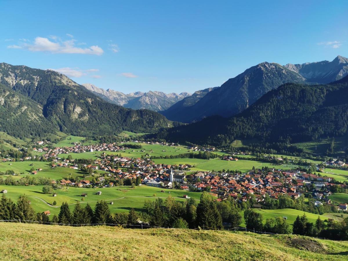 Ferienwohnung Wiesenblick Bad Hindelang Exterior foto